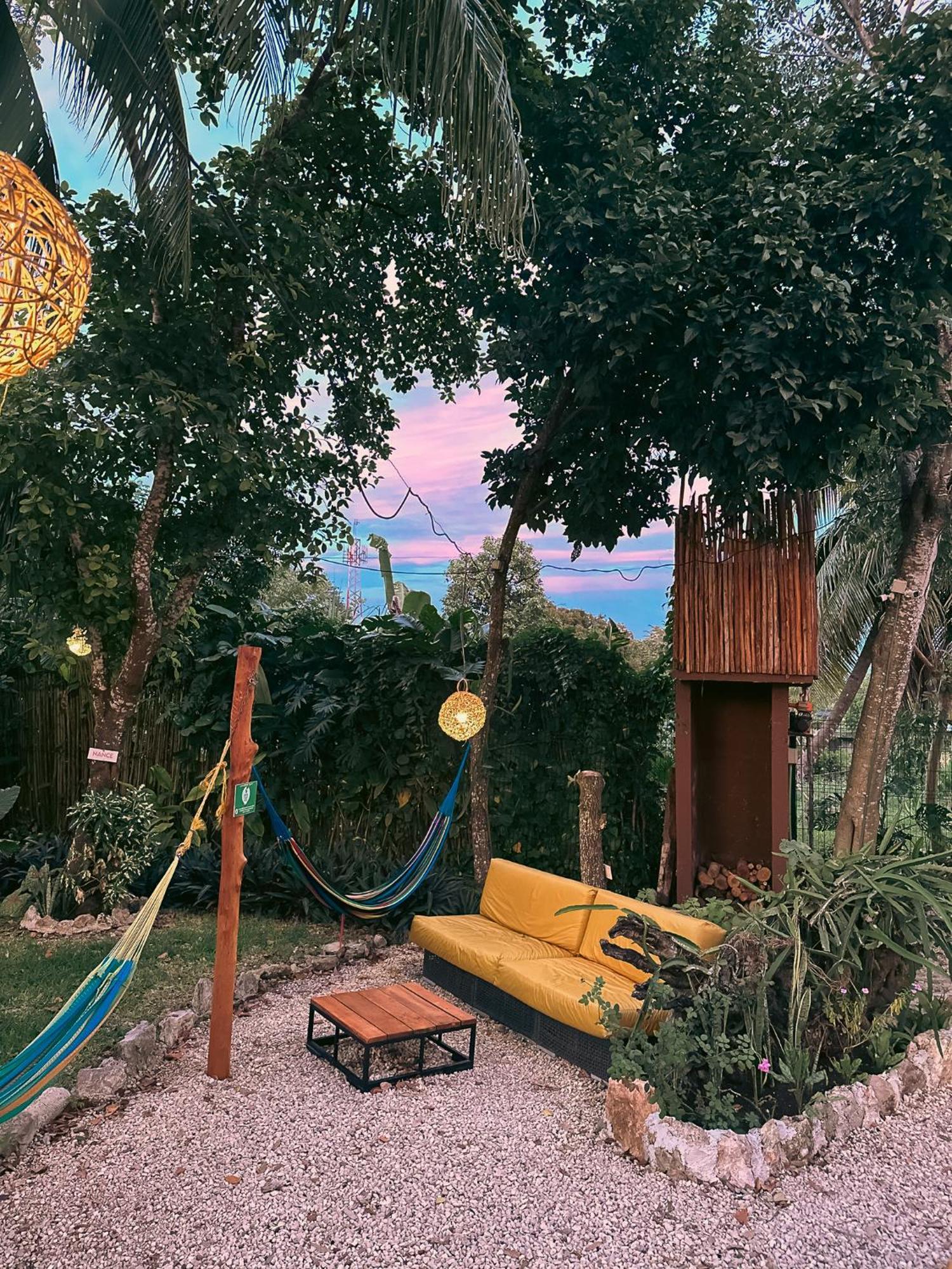 El Buho Bacalar Eco-Cabanas Hostal Exteriér fotografie