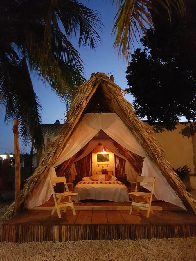 El Buho Bacalar Eco-Cabanas Hostal Exteriér fotografie