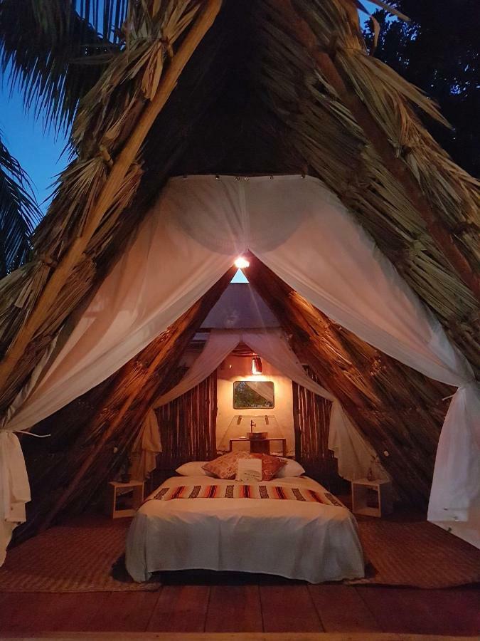 El Buho Bacalar Eco-Cabanas Hostal Exteriér fotografie
