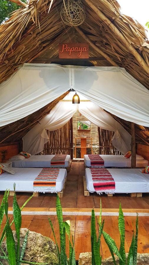 El Buho Bacalar Eco-Cabanas Hostal Exteriér fotografie
